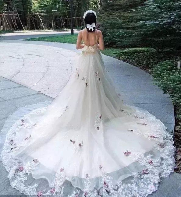 超美长婚纱大全图片