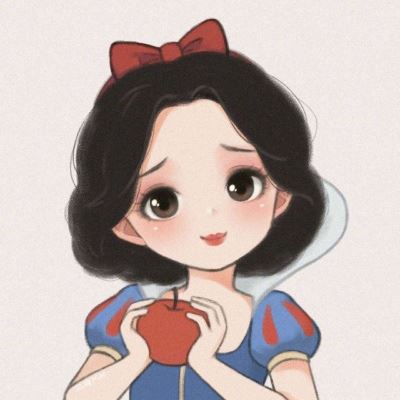 迪士尼公主在逃情侣头像 超可爱图片
