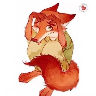 抖音卡通始于初见情侣头像 疯狂动物城图片