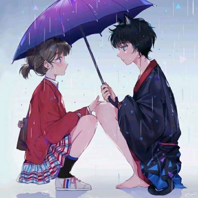 抖音情侣头像动漫 超火图片