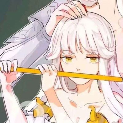 李白和王昭君动漫情侣头像 王者荣耀情头图片