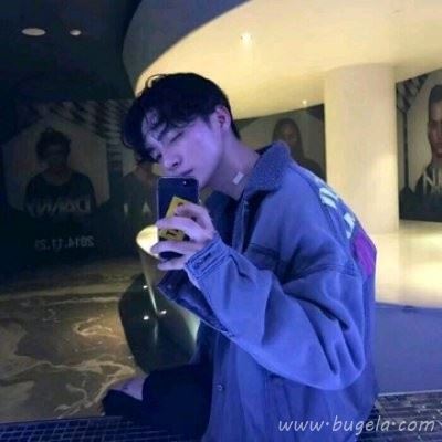 清新蓝色系男生头像图片