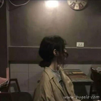 超丧女模糊头像 朦胧不清压抑颓废女头像图片