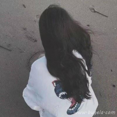 超丧女模糊头像 朦胧不清压抑颓废女头像图片