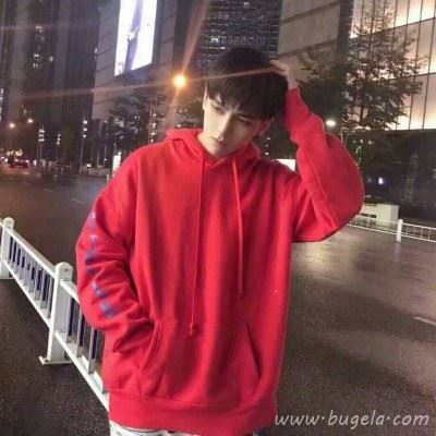 非主流红色系男生微信头像图片