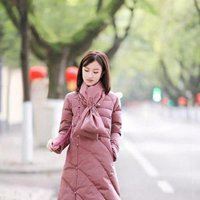穿羽绒服的头像唯美_微信头像大全图片