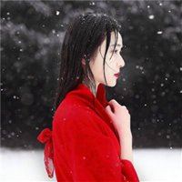 红色衣服的头像女生唯美生活_微信头像大全图片