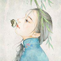 水墨画头像女生唯美人物_微信头像大全图片