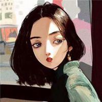 素描头像女生唯美彩色彩铅_微信头像大全图片