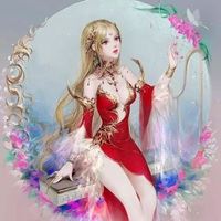 仙气逼人，通透唯美的彩绘女生头像_微信头像大全图片