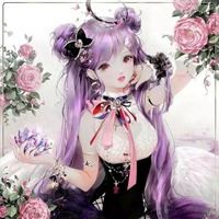 仙气逼人，通透唯美的彩绘女生头像_微信头像大全图片