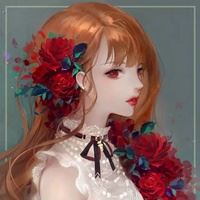 仙气逼人，通透唯美的彩绘女生头像_微信头像大全图片