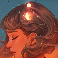 超美腻唯美梦幻人物头像插画_微信头像大全图片
