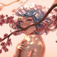 超美腻唯美梦幻人物头像插画_微信头像大全图片