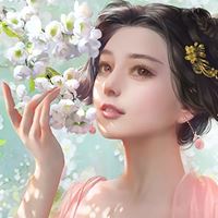 梦幻唯美原画风明星插画壁纸图_微信头像大全图片