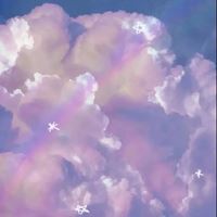 唯美少女心风景背景头像//樱花和梦幻天空_微信头像大全图片