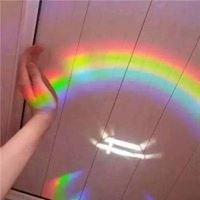 光影彩虹壁纸//愿你想要的都能实现_微信头像大全图片
