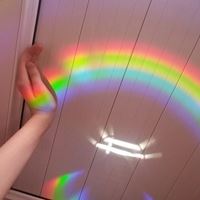 光影彩虹壁纸//愿你想要的都能实现_微信头像大全图片