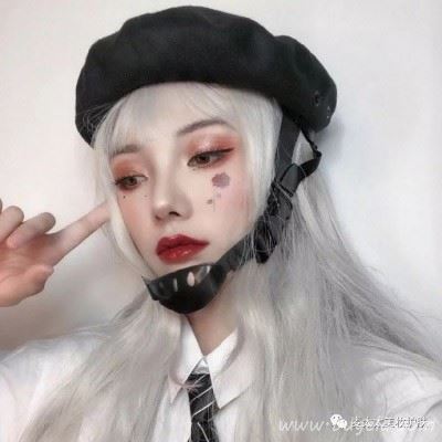 欧美风丧系女头像 外国病态失恋女头像图片