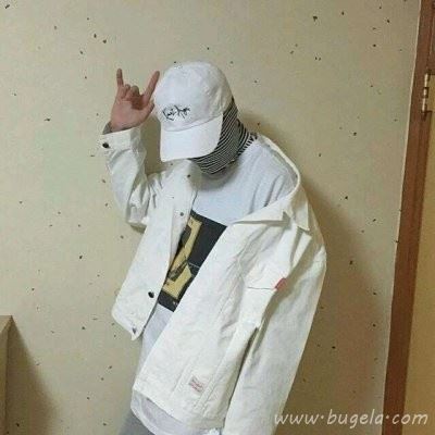 韩国帽子控男生头像图片