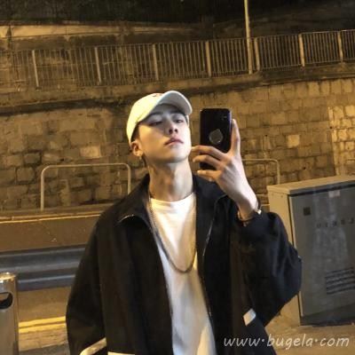 韩国帽子控男生头像图片