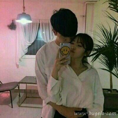 美女心可爱情侣一对情头头像图片