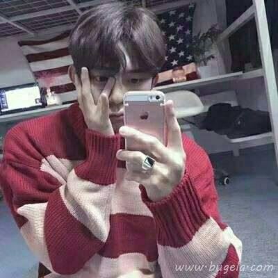 非主流不看脸红色系男头图片