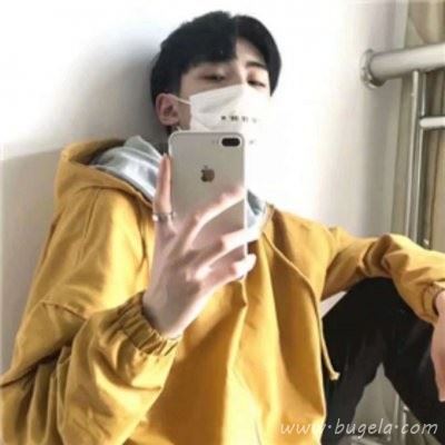 黄色系韩版男生头像图片