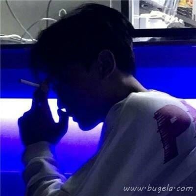 荧光系韩国伤感男头像图片