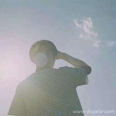 唯美意境男生背影头像图片