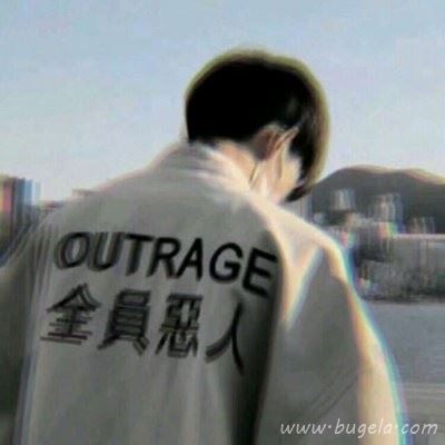 唯美意境男生背影头像图片