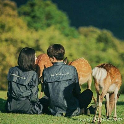 唯美一对QQ情侣头像图片