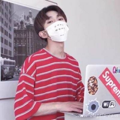 韩版男生帅气戴口罩头像图片