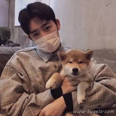 韩版男生帅气戴口罩头像图片