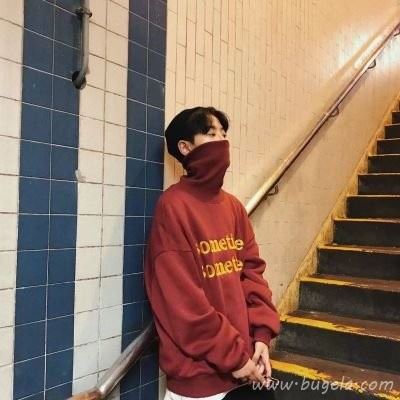 韩版男生帅气戴口罩头像图片