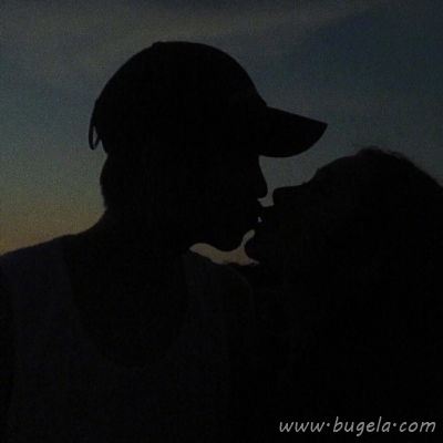 唯美日光下的情侣头像图片