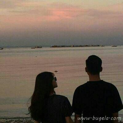 唯美日光下的情侣头像图片