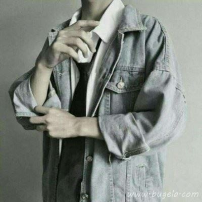 复古风男生衬衫半身头像图片