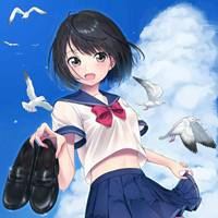 动漫水手服女生唯美头像_微信头像大全图片