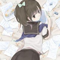 动漫水手服女生唯美头像_微信头像大全图片