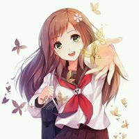 动漫水手服女生唯美头像_微信头像大全图片