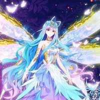 漫画头像女生唯美冷傲偏天蓝色_微信头像大全图片