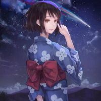 漫画头像女生唯美冷傲偏天蓝色_微信头像大全图片