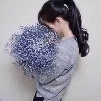 唯美鲜花遮眼睛女生头像_微信头像大全图片
