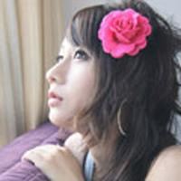 头上带花的女生头像清晰版_微信头像大全图片