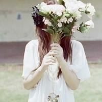 头上带花的女生头像清晰版_微信头像大全图片