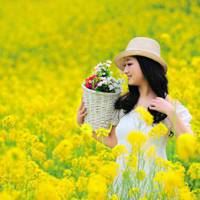 头像高清女清新自然花草_微信头像大全图片