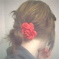 女人头上带花的微信头像_微信头像大全图片