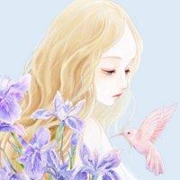 彩色手绘女生头像唯美高清_微信头像大全图片