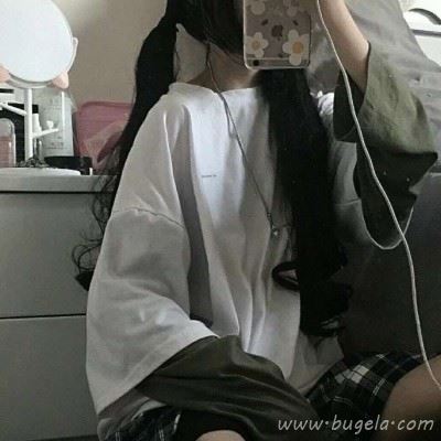 初中生女生平胸头像图片